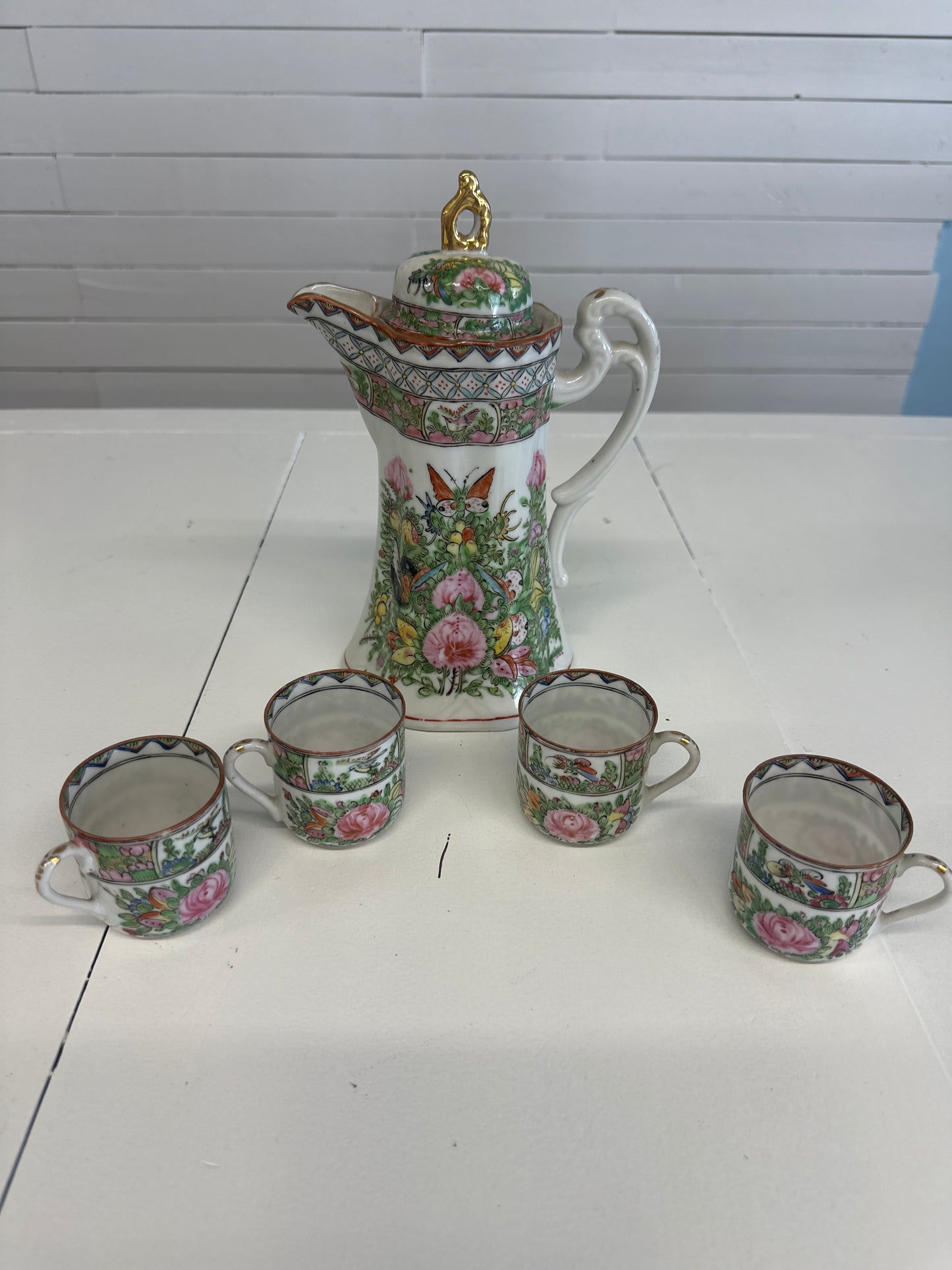 Rose Canton Tea Set