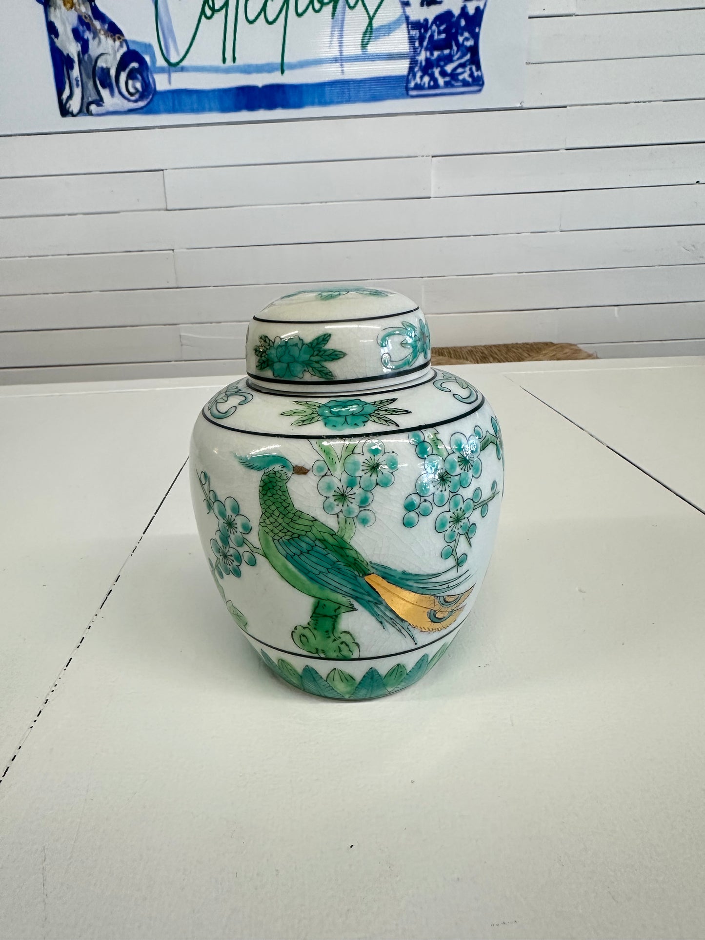 Gold Imari Ginger Jar