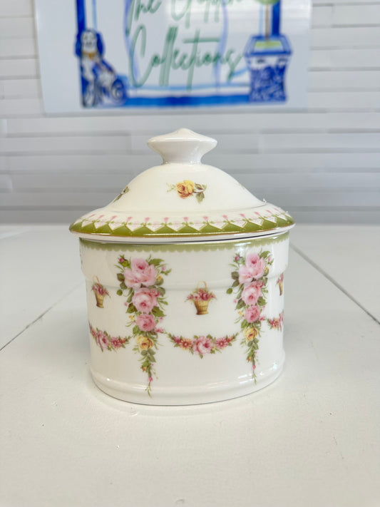 Floral Canister