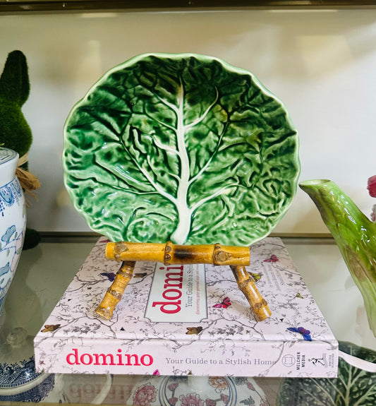 Bordallo Pinherio Majolica Cabbage Ware Soup Bowl 💚