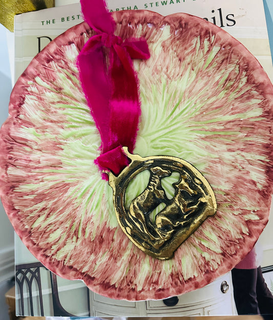 Brass Horse Medallion