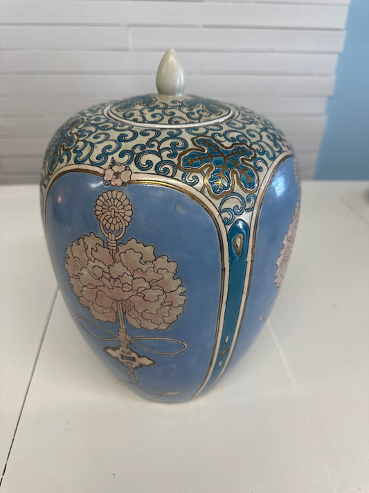 Hydrangea Temple Jar