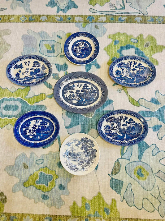 Blue & White Plate Wall Collection💙