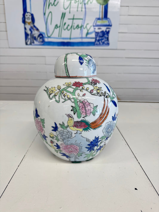 Floral Ginger Jar