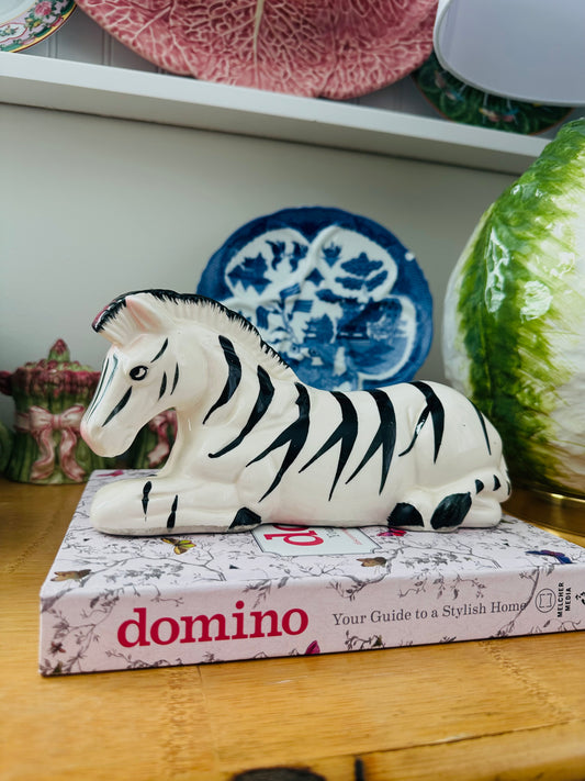 ceramic zebra 🦓