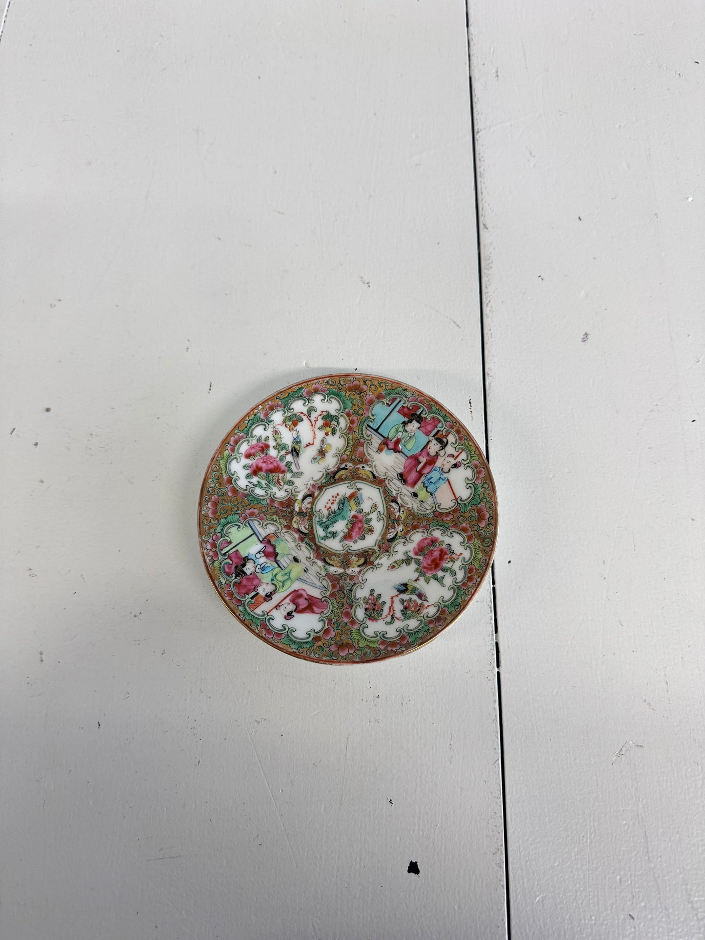 Antique Rose Medallion Plate