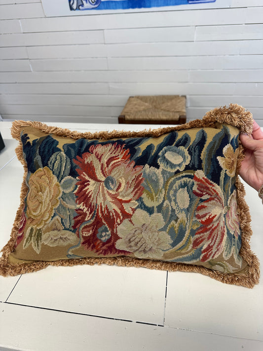 Needlepoint Pillow (dark)