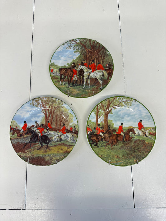 Limoges Hunt Scene Plate