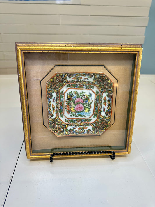 Thousand Butterfly Plate in Frame