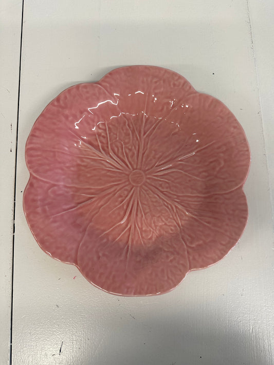 Pink Bordallo Cabbage Plate