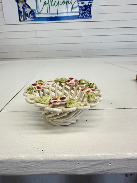 Floral Trinket Basket