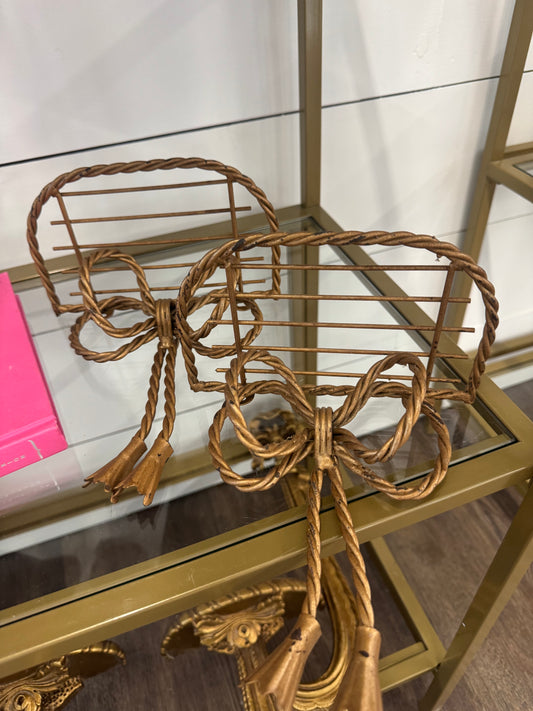 Brass Bow Shelves