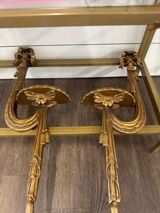 Bow Wall Sconce Shelves