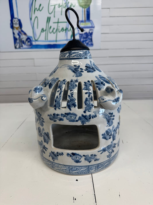 Vintage Porcelain Bird Cage