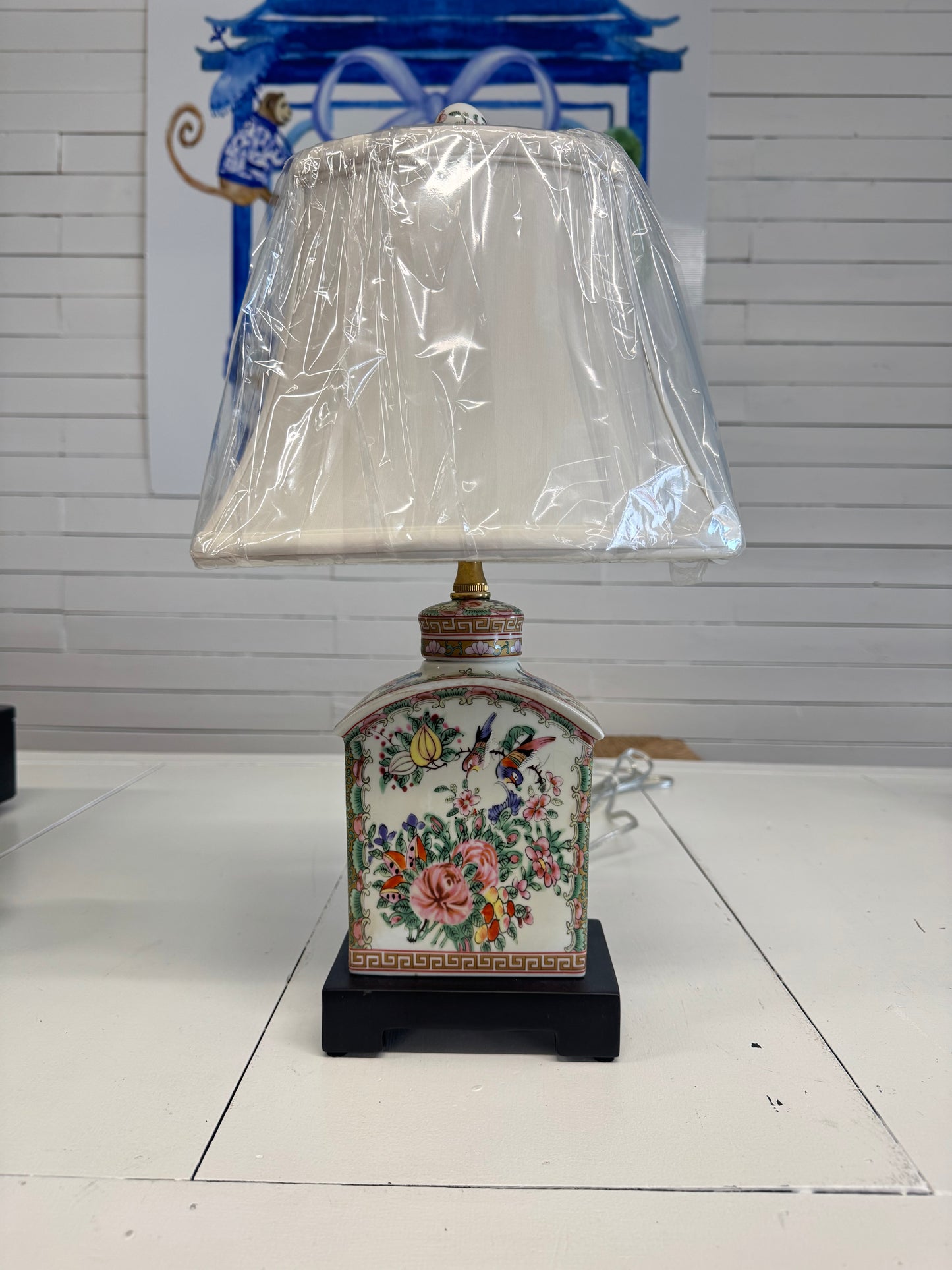 Rose Canton Lamp