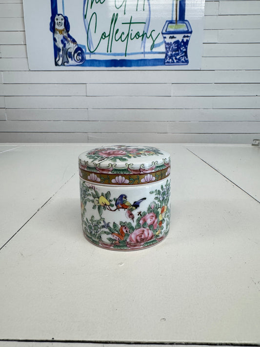 Rose Canton Powder Box 4”