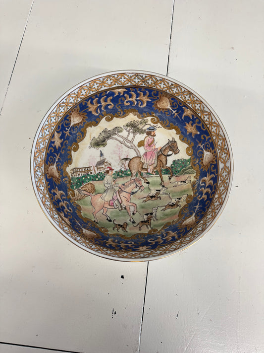 10” Hunt Scene Bowl