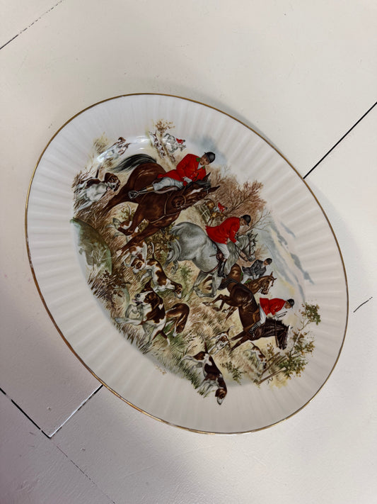 Horse & Hounds platter